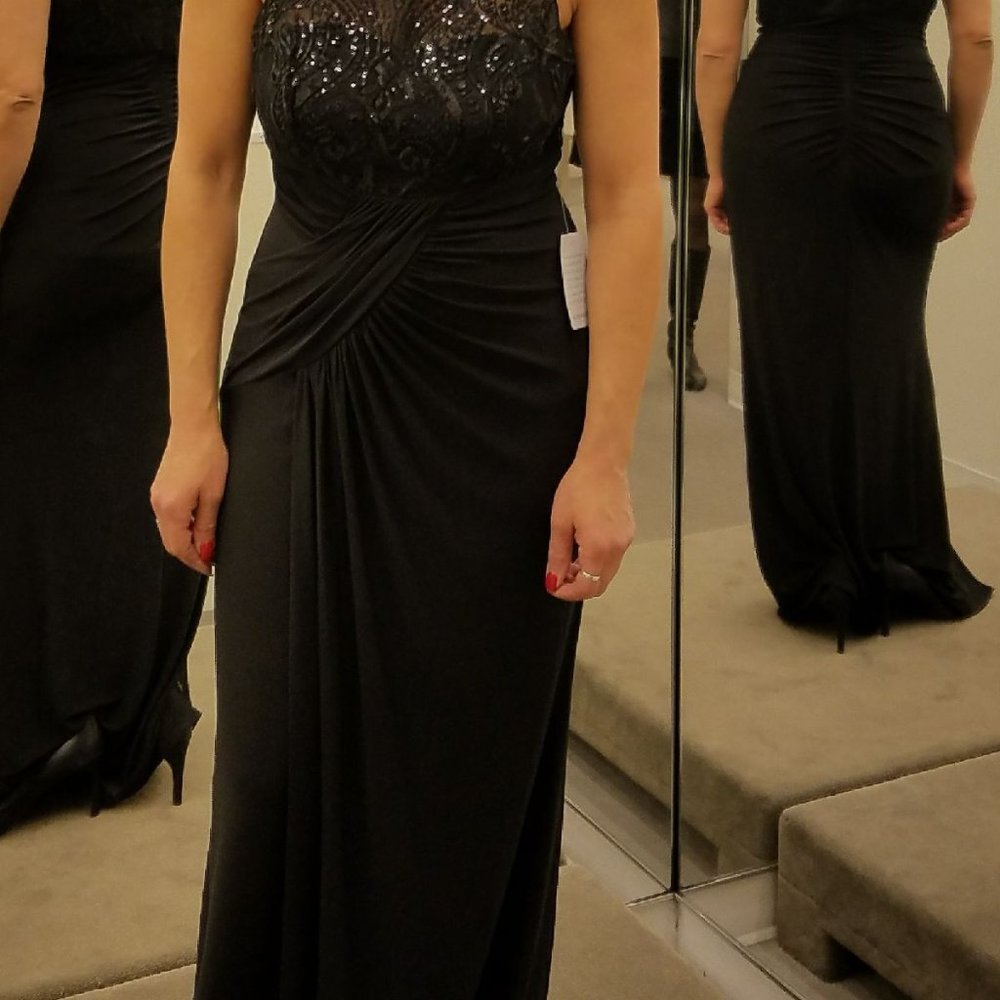 Evening Social Gown- Black REDUCED! Get ready for the HOLIDAYS!